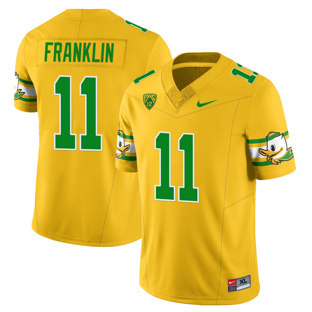 Women’s Oregon Ducks ‘Mighty Oregon’ Throwback Football Jersey – All Stitched