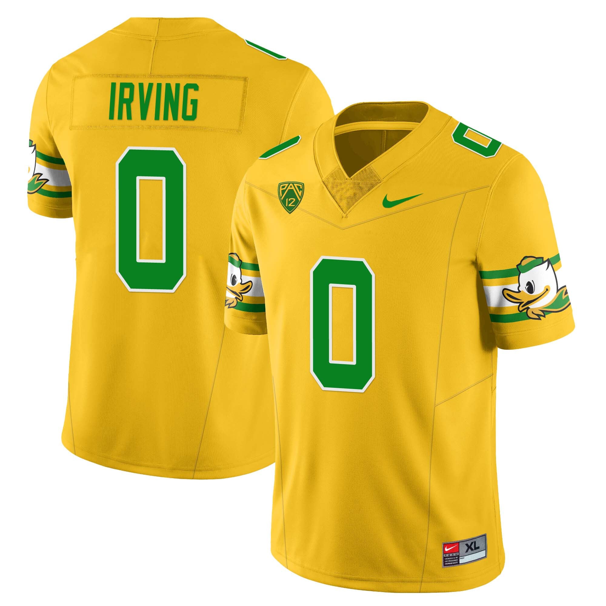 Women’s Oregon Ducks ‘Mighty Oregon’ Throwback Football Jersey – All Stitched