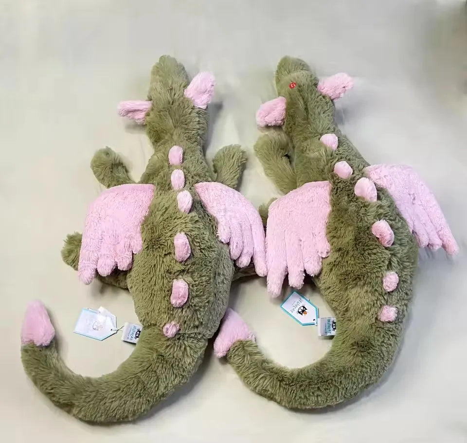 55cm  Gift Matcha Dragon And Purple Dragon Keychain Plush Toy Cute And Soothing Companion Plush Toy Holiday Gifts S Ss