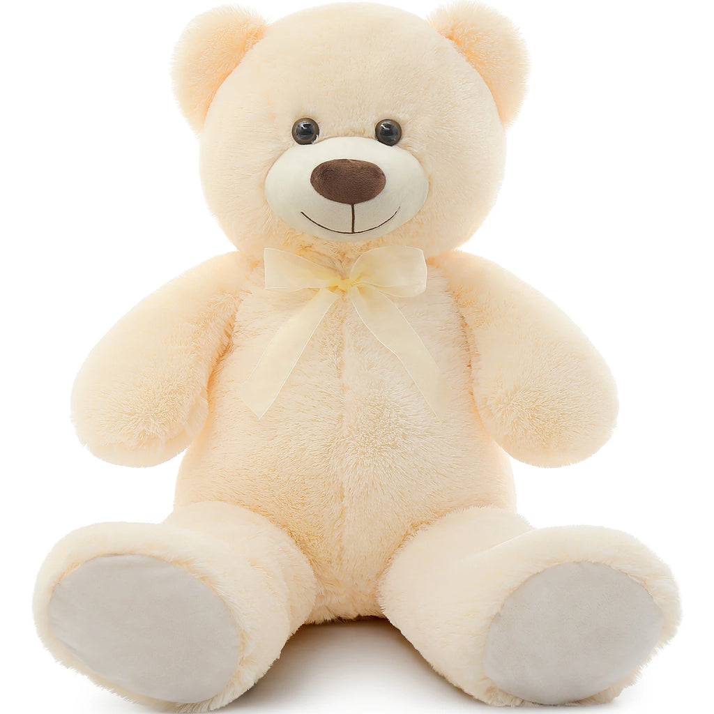 MorisMos Giant Teddy Bear Stuffed Animal 3 ft, 36 in Large Teddy Bear for Baby Shower Decor, Soft Big Stuffed Animal Plush Toy f