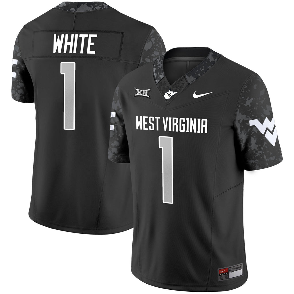 Men's West Virginia Mountaineers 2025 Coal Rush Vapor Limited Jersey - All Stitched