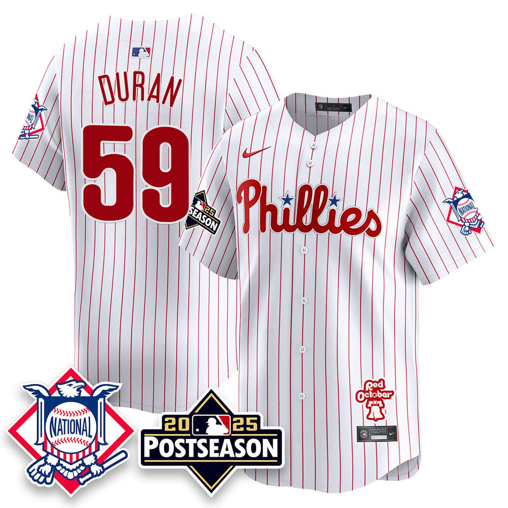 Youth's Philadelphia Phillies 2025 Postseason Jersey - All Stitched